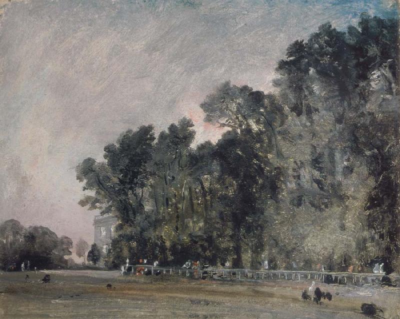 John Constable Landscape study:Scene in a park china oil painting image